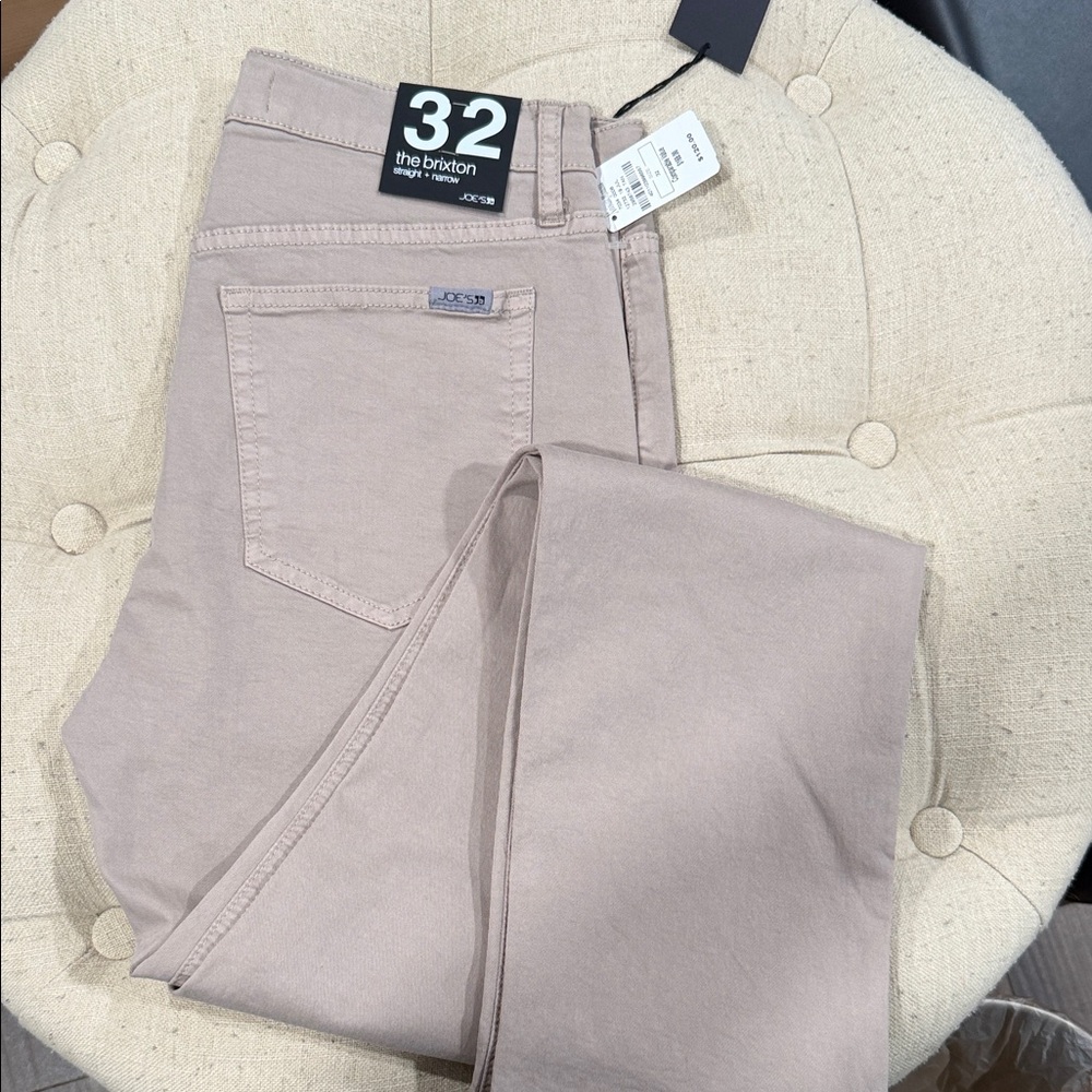 Brixton Joes Jeans Men's Slim Straight Jeans in Soft Beige